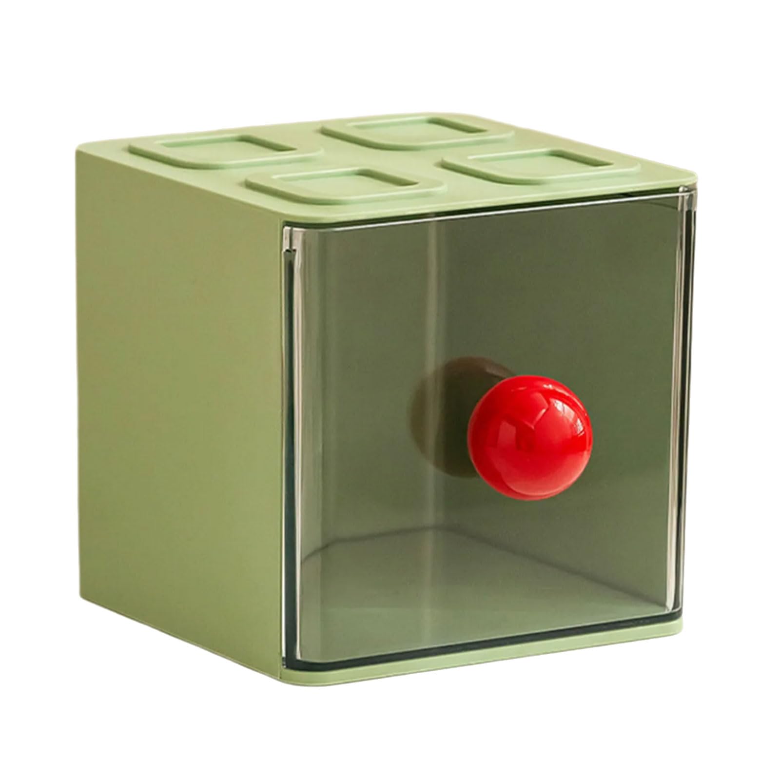 YWLUUOO Multifunctional ABS Teabag Shelf Clear Window Designs Stackable Desktop or Wall Storage for Snacks and Coffee Large Capacity Teabag Dispenser