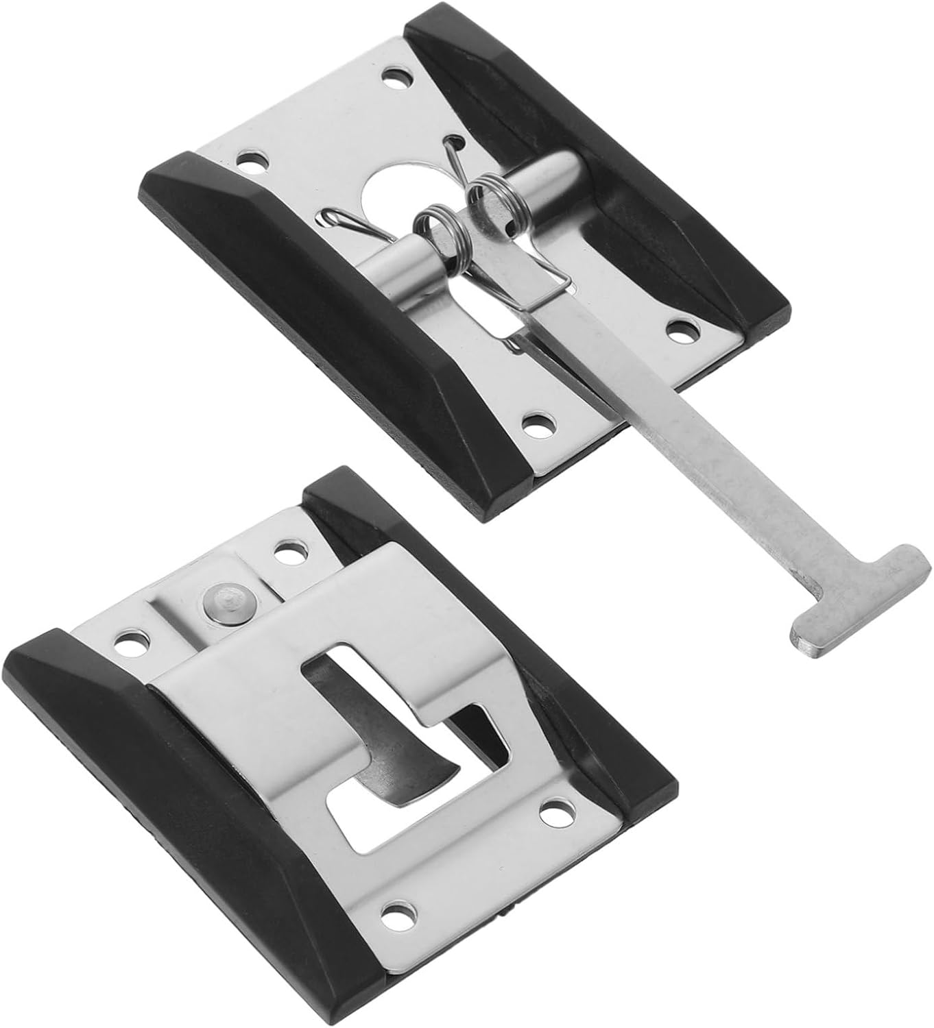 Alipis Rv Door Lock Wind Hook Cargo Trailer Door Lock Enclosed Trailer Steel Material Sealed Cargo Compartment for Refrigerated Vehicles