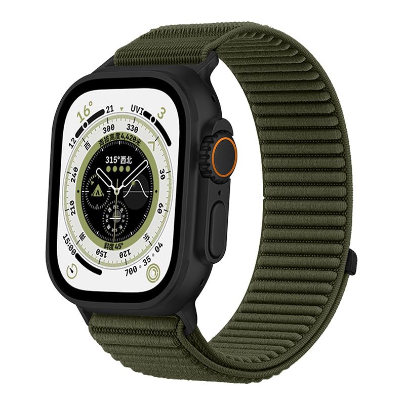 Image of Printme Nylon Sport Band Compatible with Apple Watch Band 44mm 45mm 46mm 49mm 42mm, Stretchy Trail Strap Elastic belt for iWatch Series 11 10 9 8 7 6 5 4 SE Ultra / 2 /3