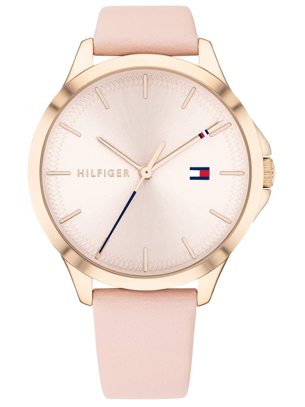 Tommy Hilfiger Reloj Analógico de Cuarzo para mujer con Correa en piel Rosa - 1782090