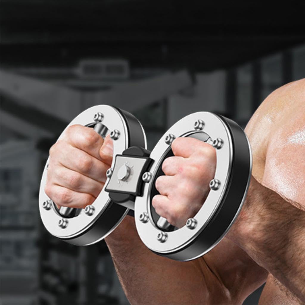 kowaku Máquina rotadora de Entrenamiento de Fuerza para la Parte Superior del Brazo, Gimnasio en casa, empuñaduras giratorias de 360 Grados, ejercitador