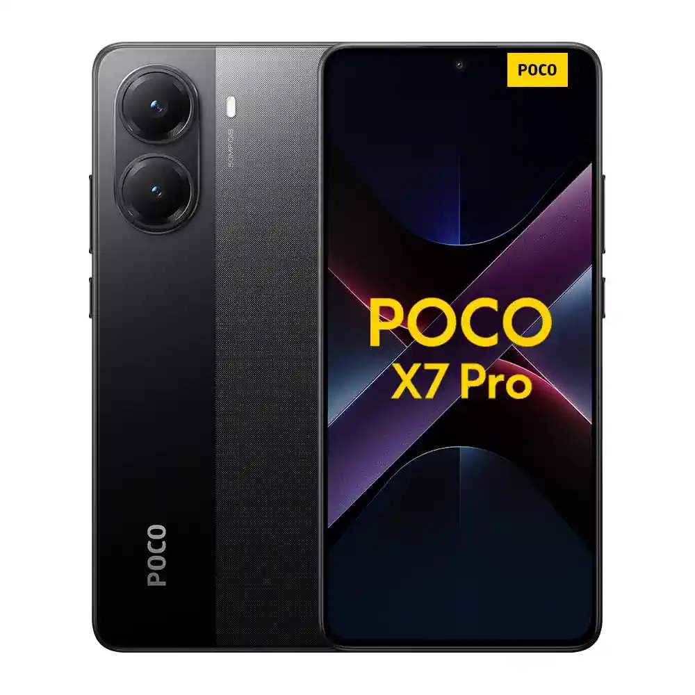 XIAOMI Poco X7 Pro Smartphone, 8+256GB, Schwarz, 50MP Hauptkamera mit OIS, 6000mAh (typ.) Akku mit 90W HyperCharge, IP68, KI-Funktionen