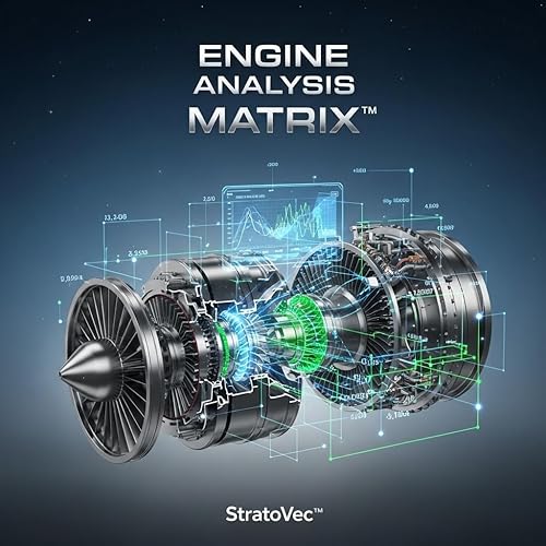 StratoVec Engine Analysis Matrix | Professional Jet Engine Performance Analysis Software | Physical Copy - USB-A Flash Drive | for Windows 10/11 | Individual License
