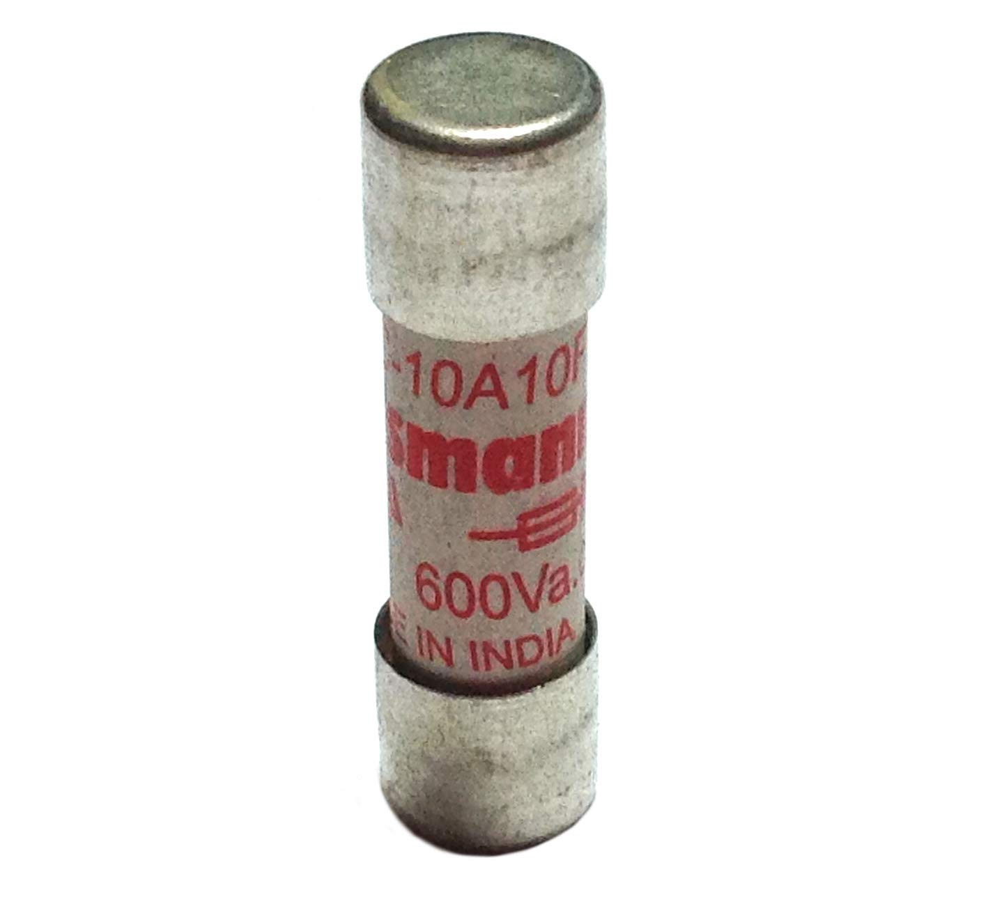 Cooper Bussmann FWC-10A10F 10 Amp 600 VAC Ferrule Fuse, 10 mm x 38 mm
