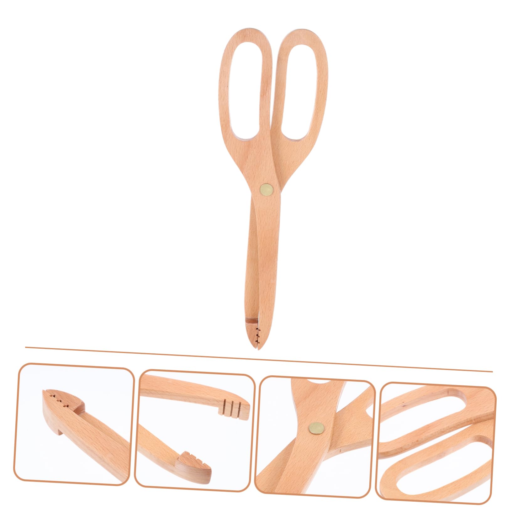 MAGICLULU 2pezzi Pinze Per Alimentari Multiuso Inossidabile Clip Per Barbecue e Servizio Alimentare Manico Antiscottatura Per Cucina e Grill Facile Da Usare e Maneggiare
