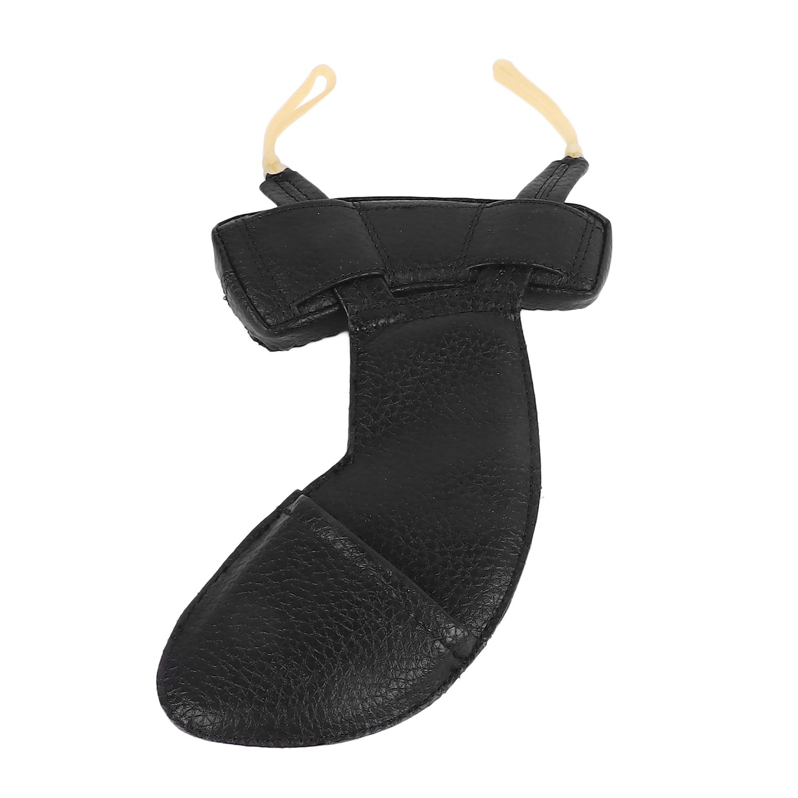 Funda para Reposamuñecas para Violín, Almohadilla para Reposabrazos para Violín, Piel de Oveja, Absorción de Impactos, Cómoda, Antideslizante, Color Negro, para Mayor Comodidad