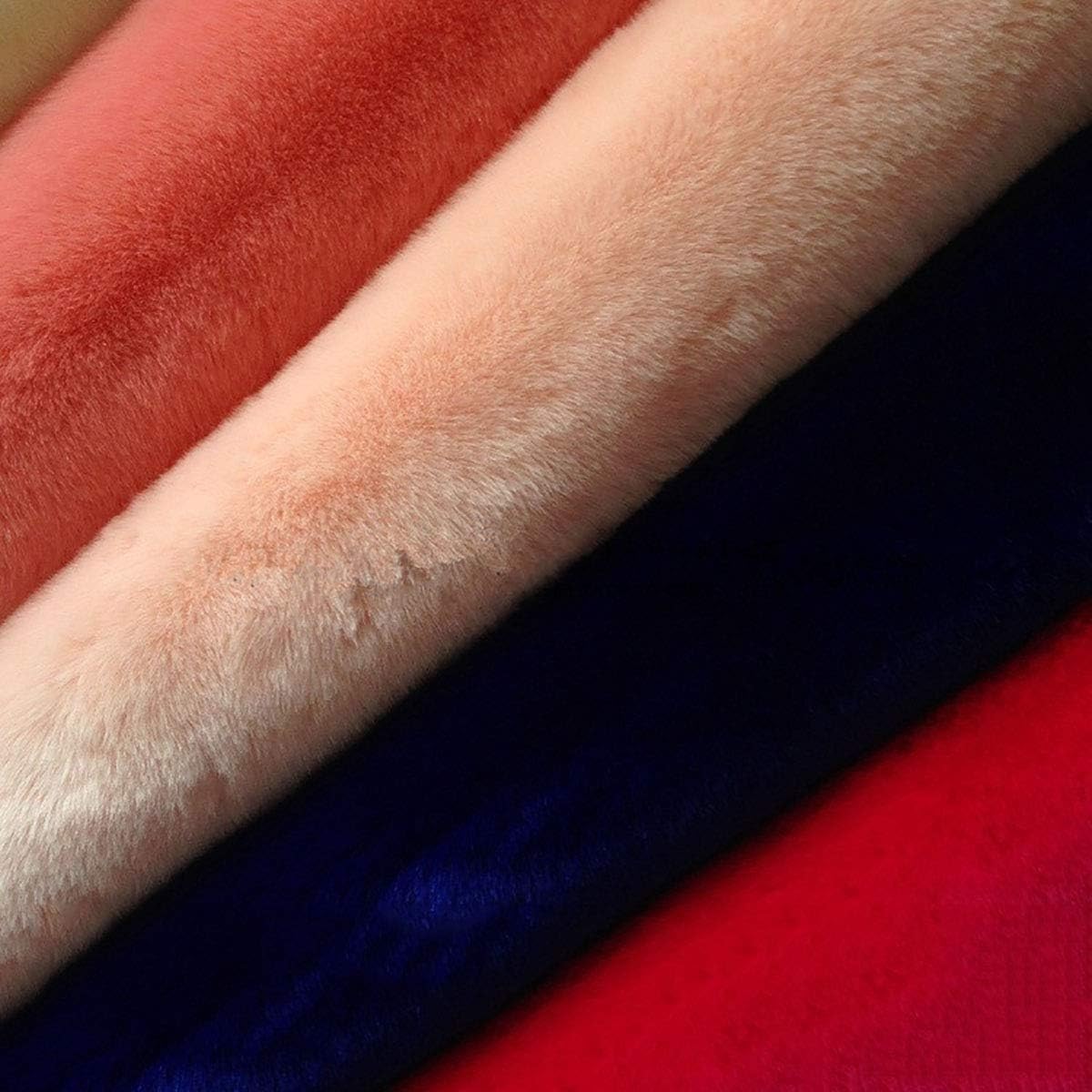 LNN Tela de piel sintética 180x50cm, suave tejido felpa falsa for manualidades, decoración cuello y abrigo para Vestuario,Costura
