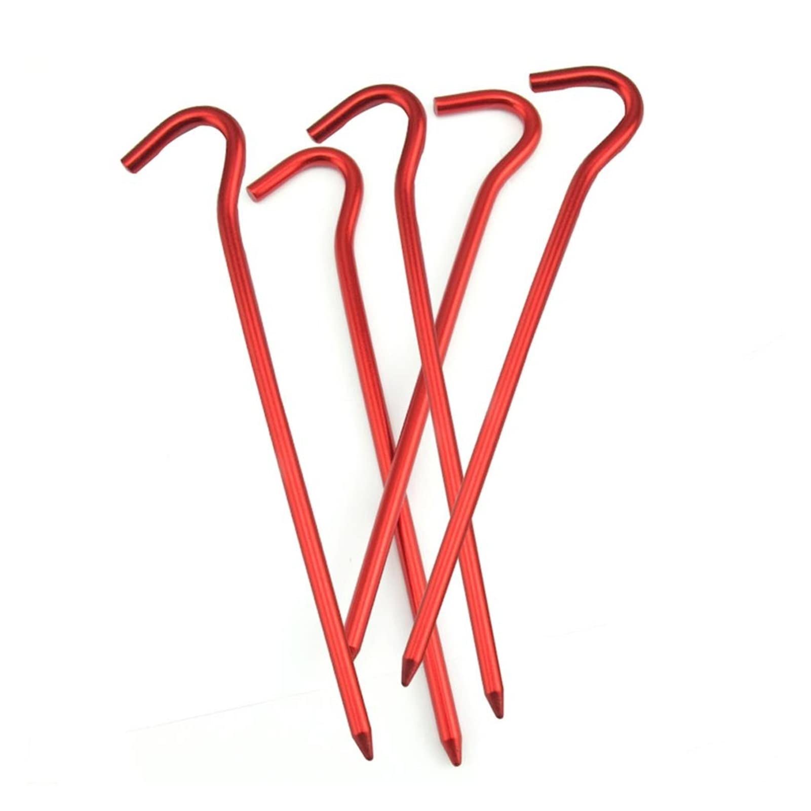 Picchetti per Tenda, Picchetti da Terra in Alluminio da 7 Pollici Picchetti per Tenda Picchetti per Tenda in Metallo Picchetti per Tenda da Campeggio in Acciaio Resistente Ganci per telo Set di 1