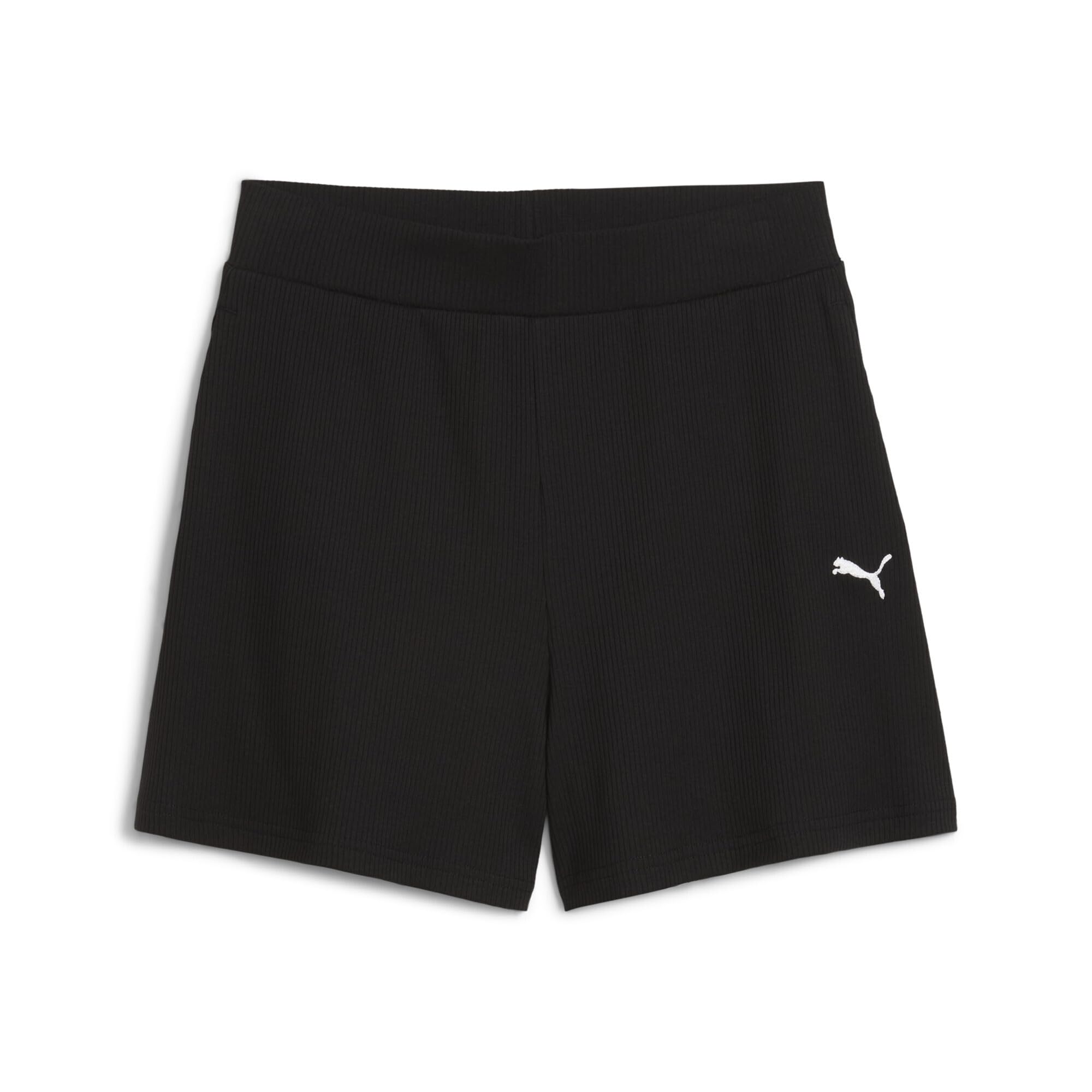 Puma Damen Gestrickte Shorts ESS Elevated High-Rise Rib Shorts 5