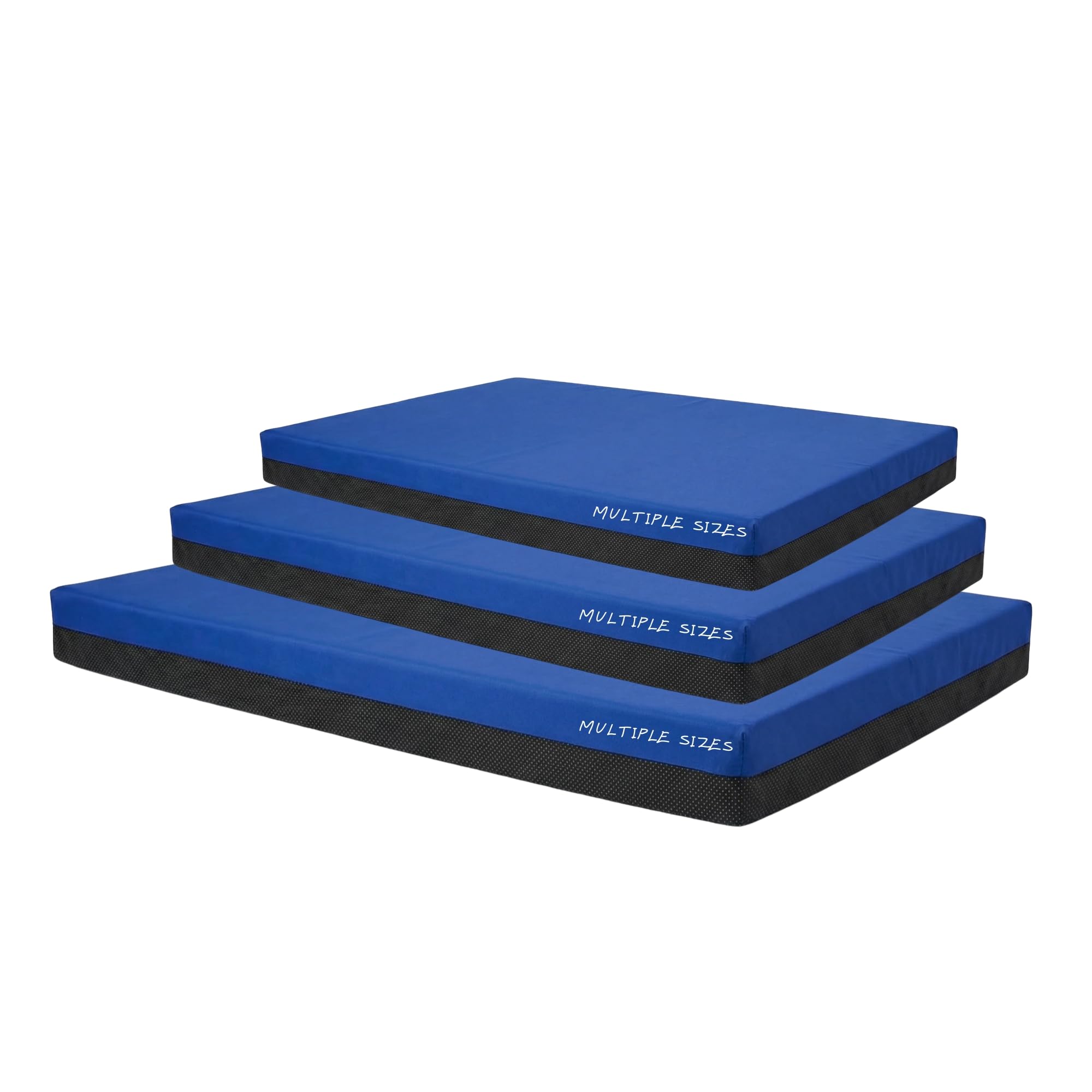 Non-Slip Crash Mat, Safety Exercise Gym Mat Pad, Critical Fall Height Tested to 3 Metres BS:EN1177 [Royal Blue, XXX-Large]