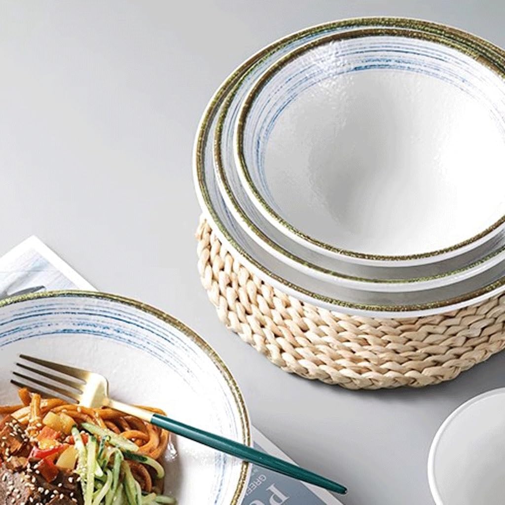 Contenedores de Almacenamiento de Alimentos Tazón De Ramen, Grande Sopa Fideos Con Carne, Vajilla Tazón de Sopa de Fideos