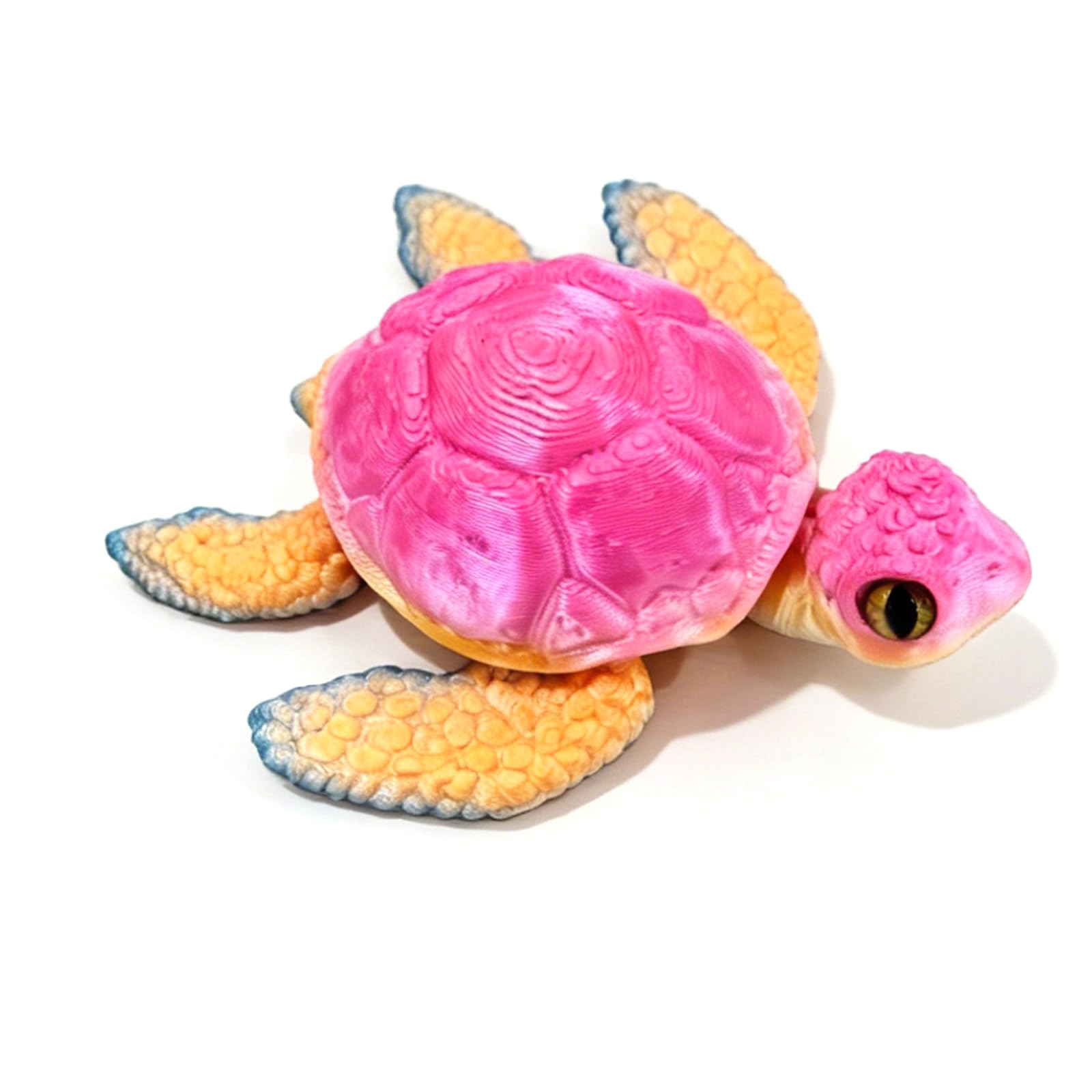 Qcbuegof 3D Printed Sea Turtle, Flexible Joint Articulated Fidgets Toy Realistic Turtles Statue Ornament Home Decors Flexible Joint Articulated Fidgets Toy