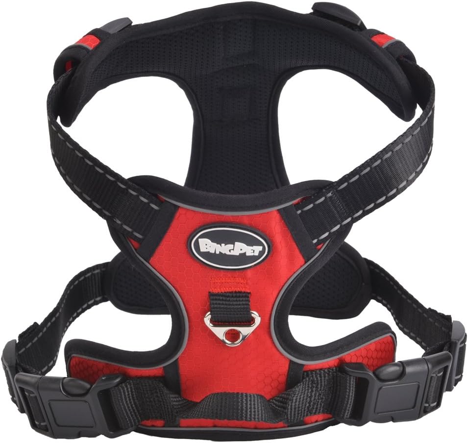 EXPAWLORER Best Front Range No-Pull Dog Harness.Reflective Outdoor Adventure Pet Vest with Handle. Extra Small