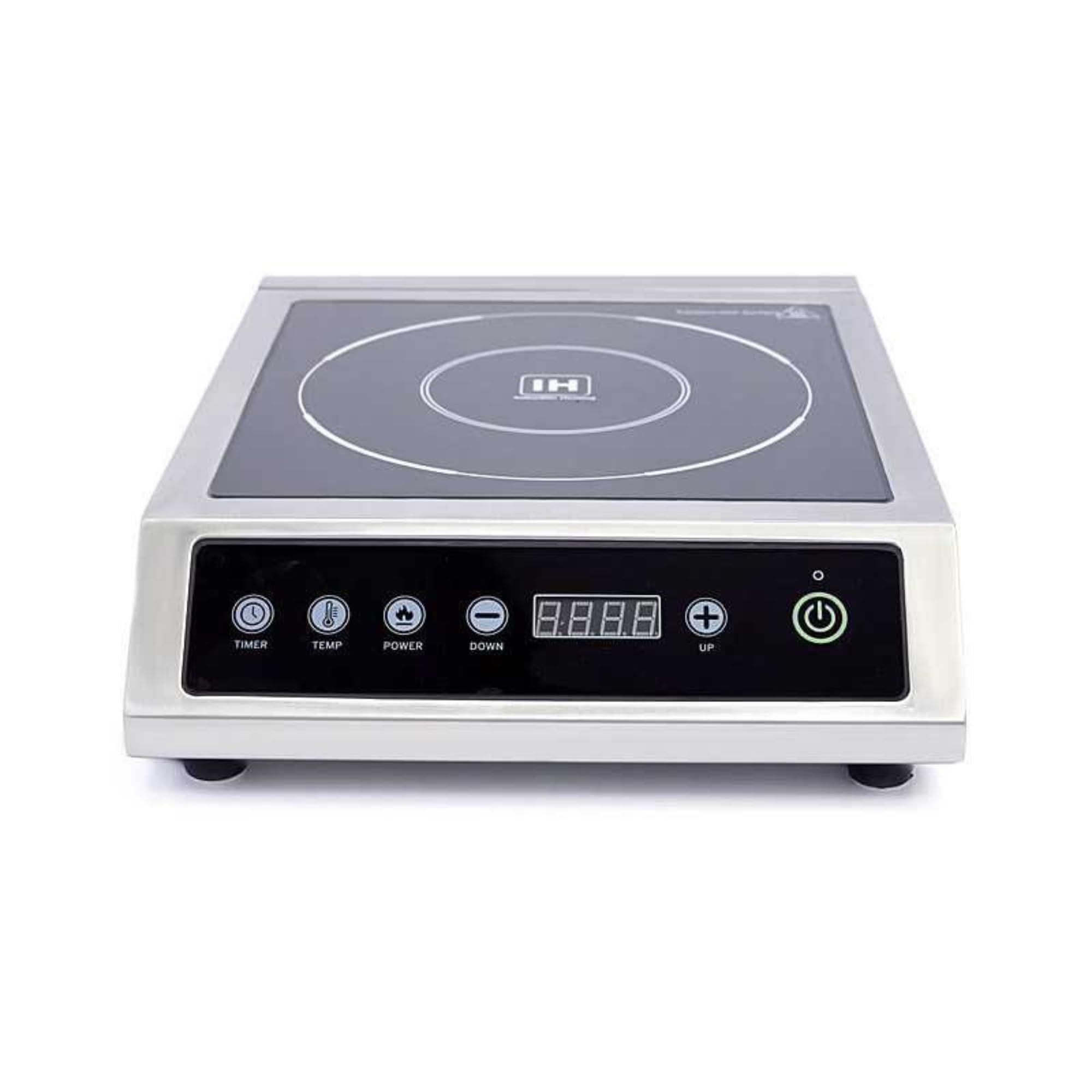 Piastra a induzione professionale digitale 3500 W - Controllo LED, 10 livelli temperatura e potenza, timer 4 ore, sicurezza auto-disattivata, cottura rapida e precisa