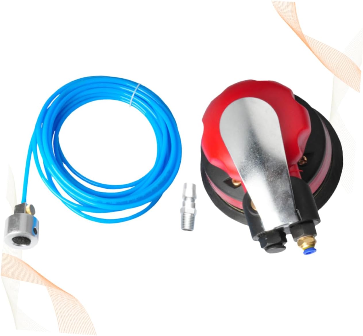 1pc Pneumatic Polisher Sander Kit Inlet Orbital Waxing Tool for Car Furniture High Precision Low Fast Grinding up to Construction