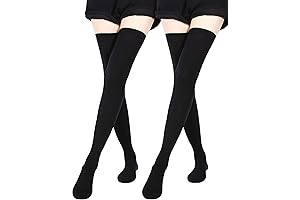 Extra Long Socks, Thigh High Cotton Socks: Elevate Your Style