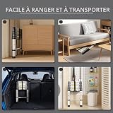 STANEW Échelle Télescopique 3,2 M en Aluminium avec 2 Crochets, EN131 - 6