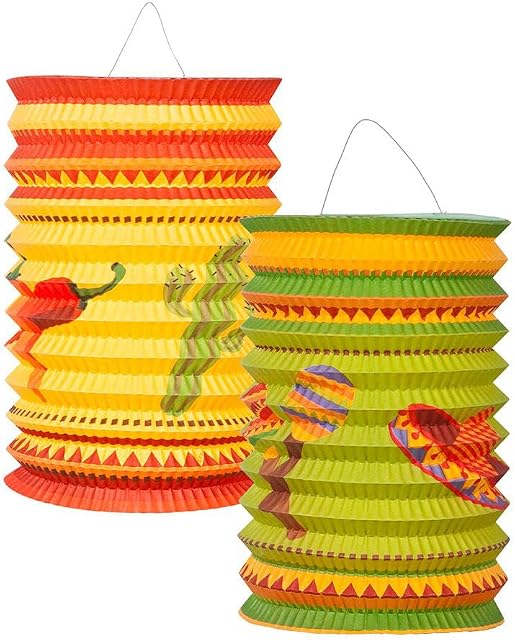Boland - Latarnie Meksykańskie, 2 sztuki, Wielokolorowe, BOL54403