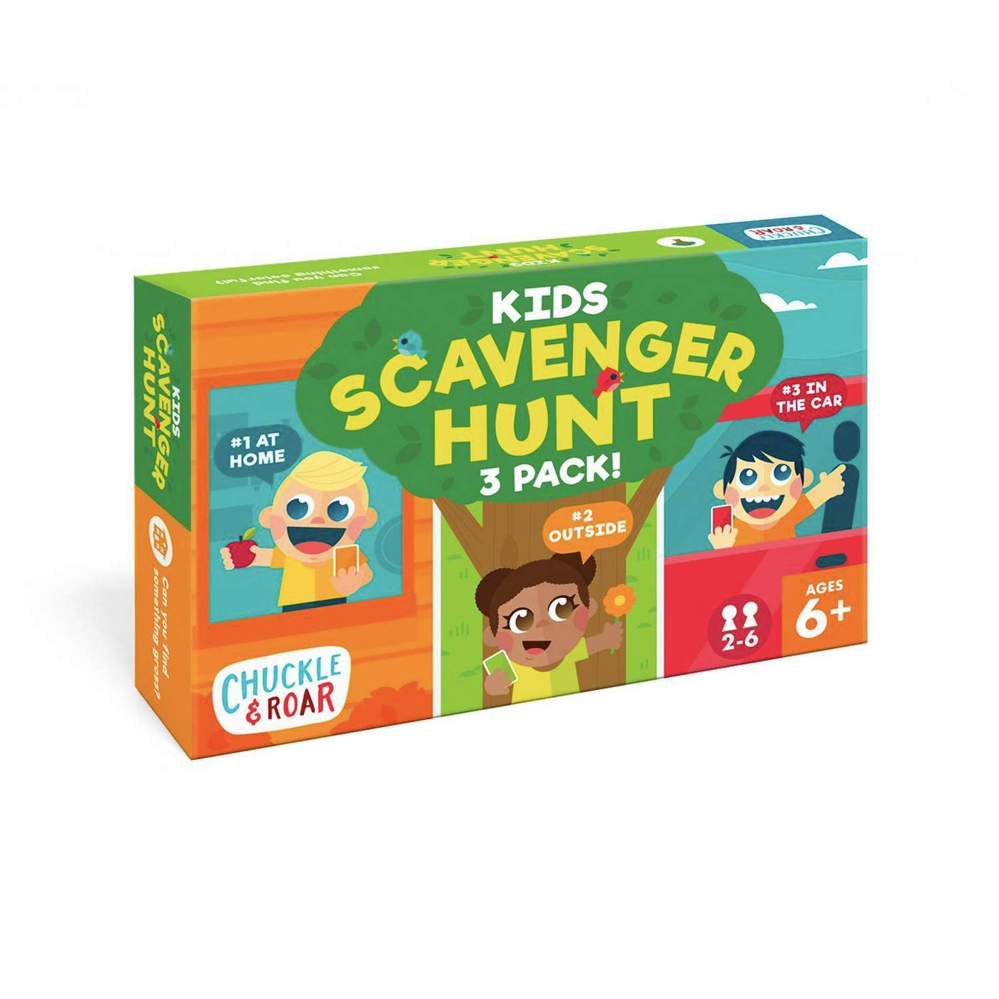 Chuckle & Roar Kids Scavenger Hunt Game, 2-6 Players, Ages 6+