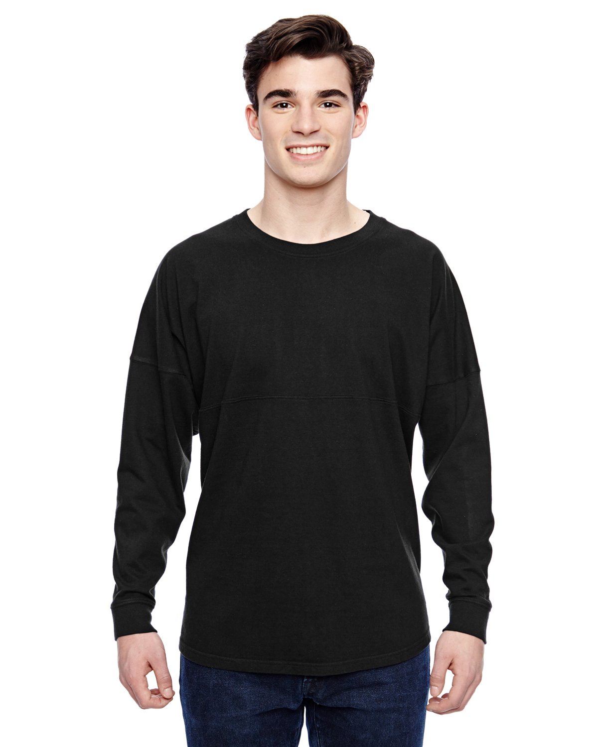 Ladies Game Day jersey Long sleeve T-Shirt, Black, Large