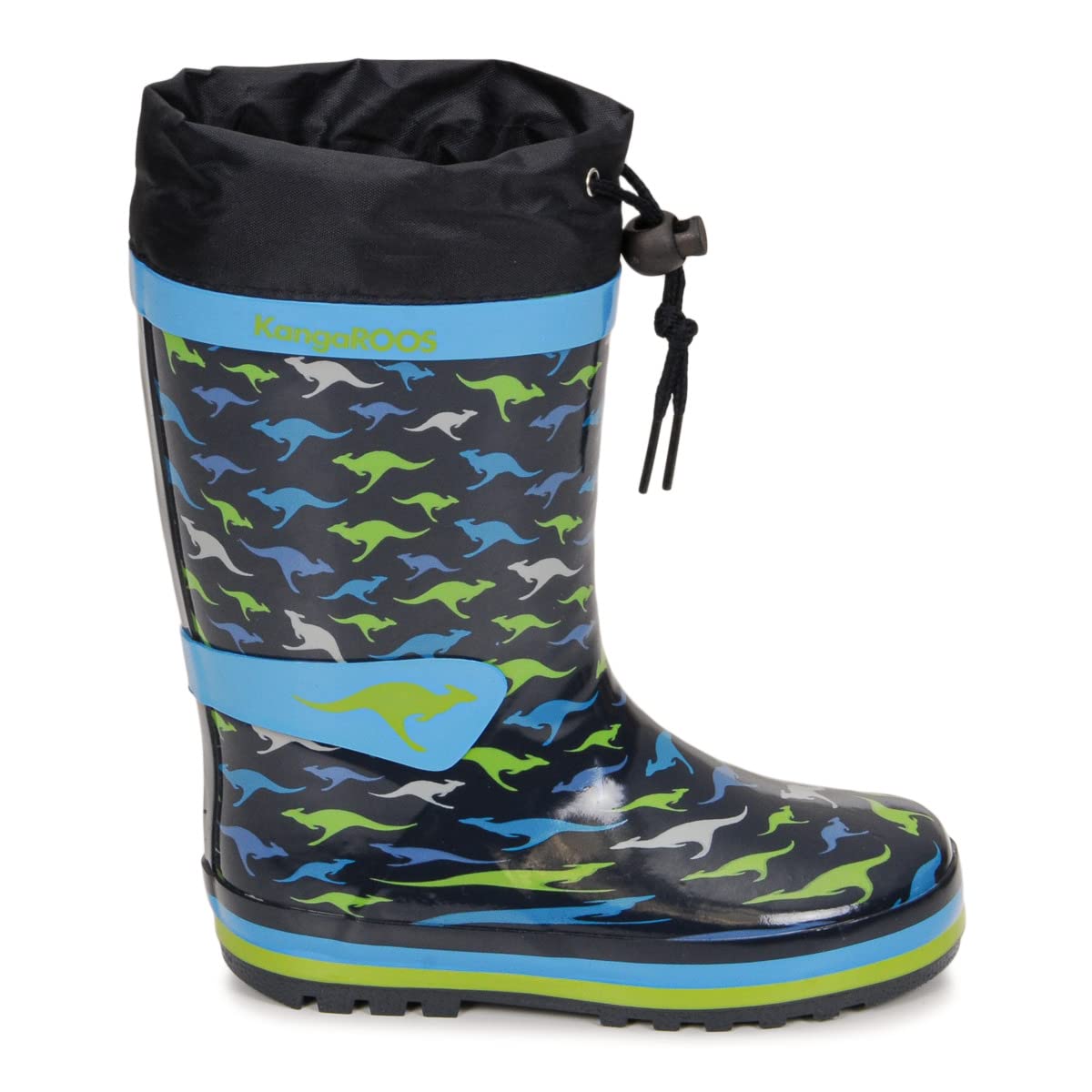 KangaROOS Jungen K-rain Gummistiefel, Dk Navy Kangaroo, 34 EU