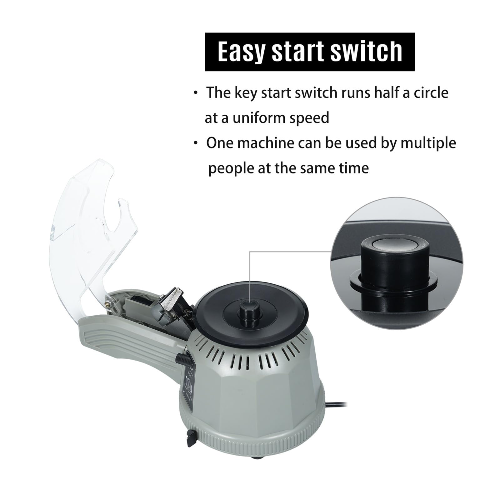Dispensador de Cinta, Cortadora automática de cinta dispensadora y rotativa eléctrica