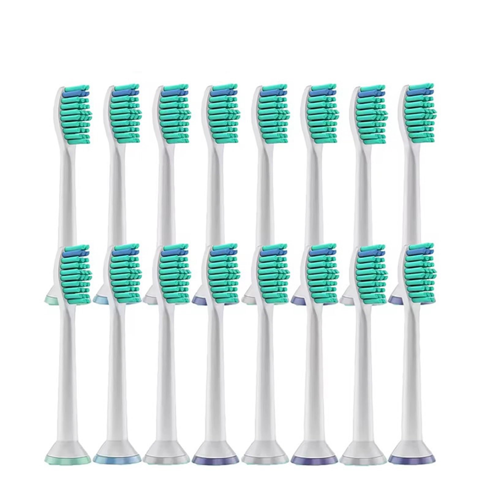 Testine di ricambio, compatibile con Philips, 1100 2100 | 4100 4300 5100 5300 6100 6500, HX6011 HX6013 HX6014 HX6016 HX6017, 4-12 pz(12pcs)