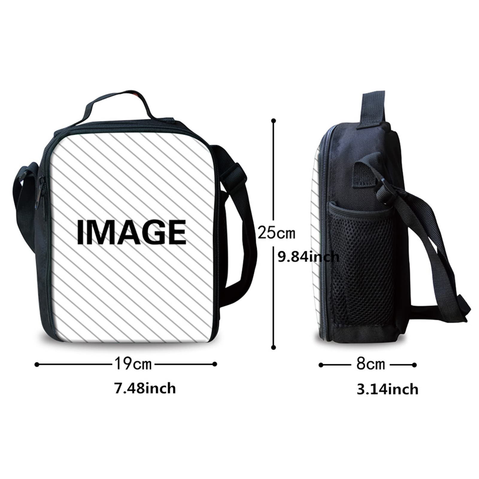 Sac à Déjeuner Isotherme Enfants Mexpekil - Motif Aquarium, Requin, Dauphin - Capacité 24x14x22 Cm, Réutilisable, Pour École, Bureau, Pique-nique