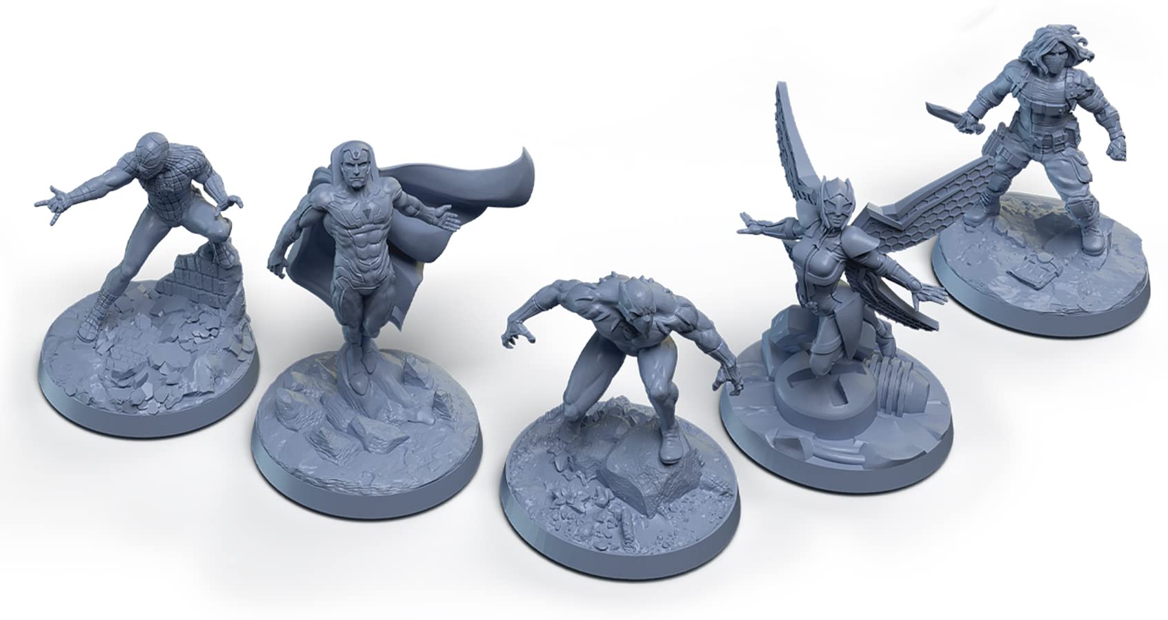 Asmodee Cmon Marvel Zombies: La Resistencia de los Héroes – Juego Zombicida – Juegos de Mesa – Juego Cooperativo – Para Adultos y Niños a Partir de 14 Años – Versión Francesa