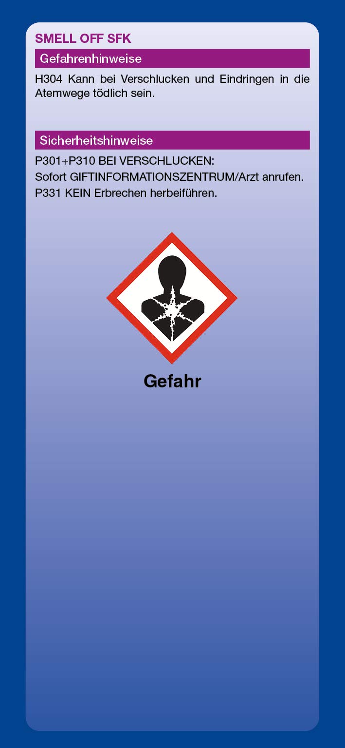 SMELL OFF SFK Sperrflüssigkeit für wasserlose Urinale und Siphons │ Geruchsblocker Geruchsverschluss │ 5 Liter Kanister