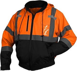 Pyramex RJ31 Series Waterproof Bomber Safety Jacket With Fleece