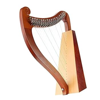 19弦木製ハープ本体と教本セット 19弦木製ハープ本体と教本セット 19弦木製ハープ本体と教本セット