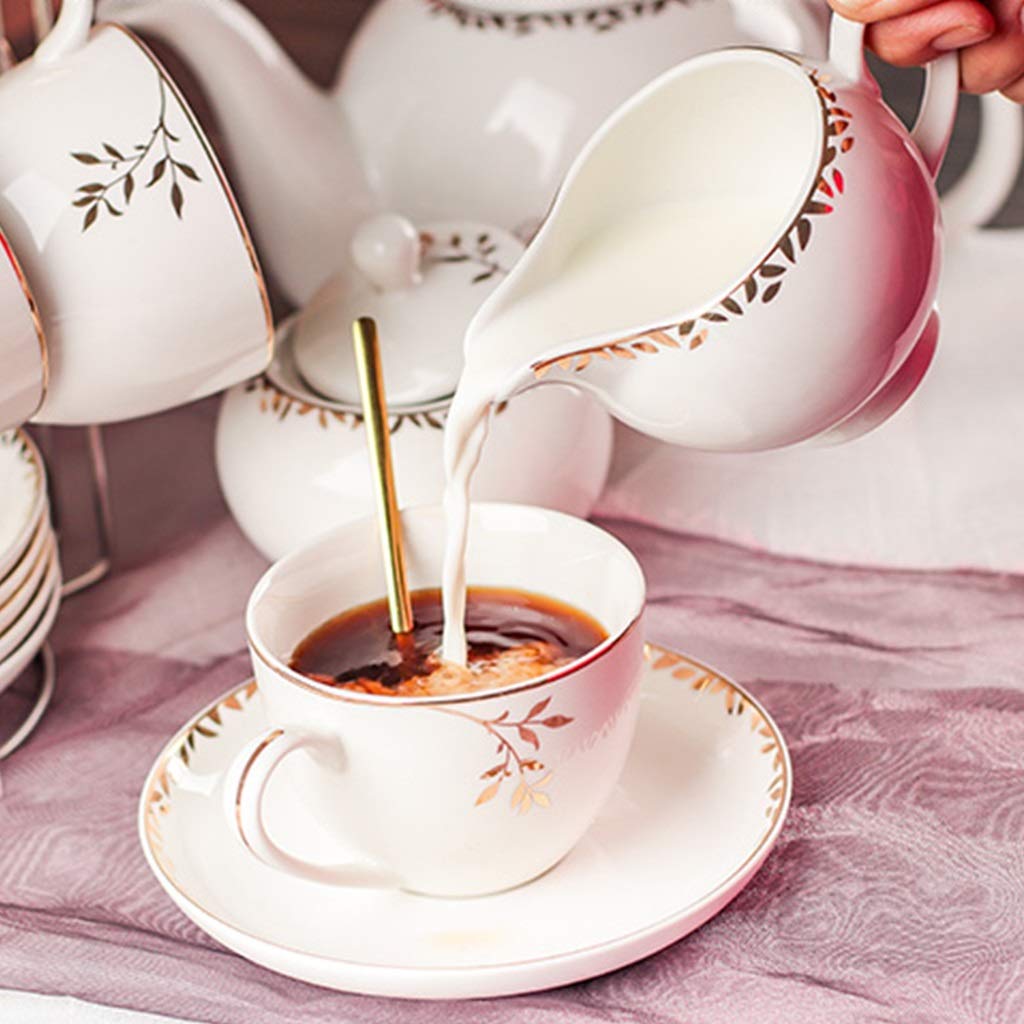 Zestaw filiżanek Zestaw ceramicznych filiżanek do kawy Podwieczorek Czarna herbata Herbata owocowa Zestaw do herbaty Zestaw filiżanek i spodków do herbaty
