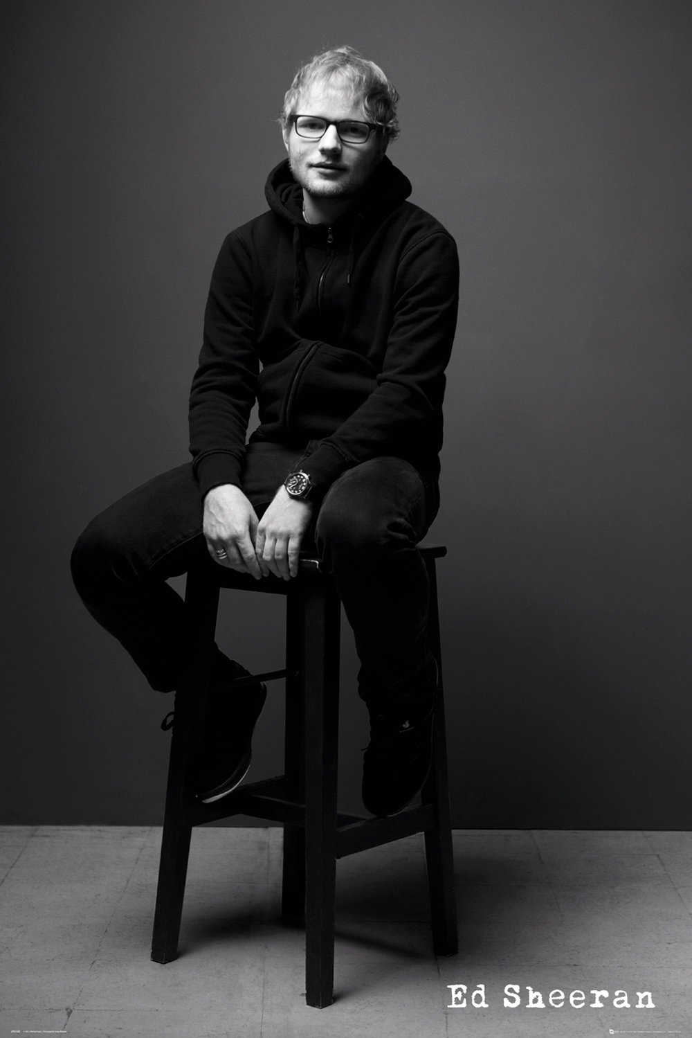 GB eye Ltd, Ed Sheeran, Black And White, Maxi Poster, Various
