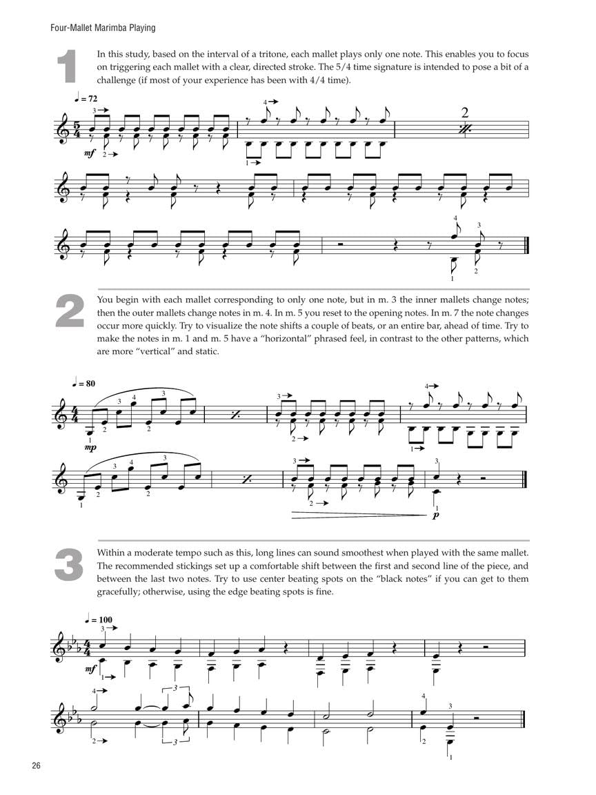 Four-Mallet Marimba Playing - A Musical Approach for All Levels | Marimba Technique and Studies for Beginners to Advanced Players By Nancy Zeltsman | Classic and Contemporary Solos for Recitals - Image 8