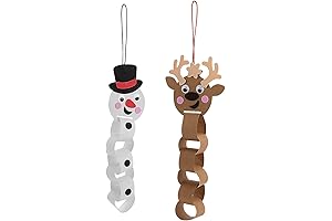 Christmas Character Paper Chain Kit: A Festive Tradition for 12