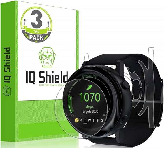 Amazon.com: IQShield - Protector de pantalla para Samsung Galaxy Watch  Active (3 unidades) LiQuidSkin Full Body Skin + protector de pantalla de  cobertura completa para Samsung Galaxy Watch Active HD Clear Antiburbujas :