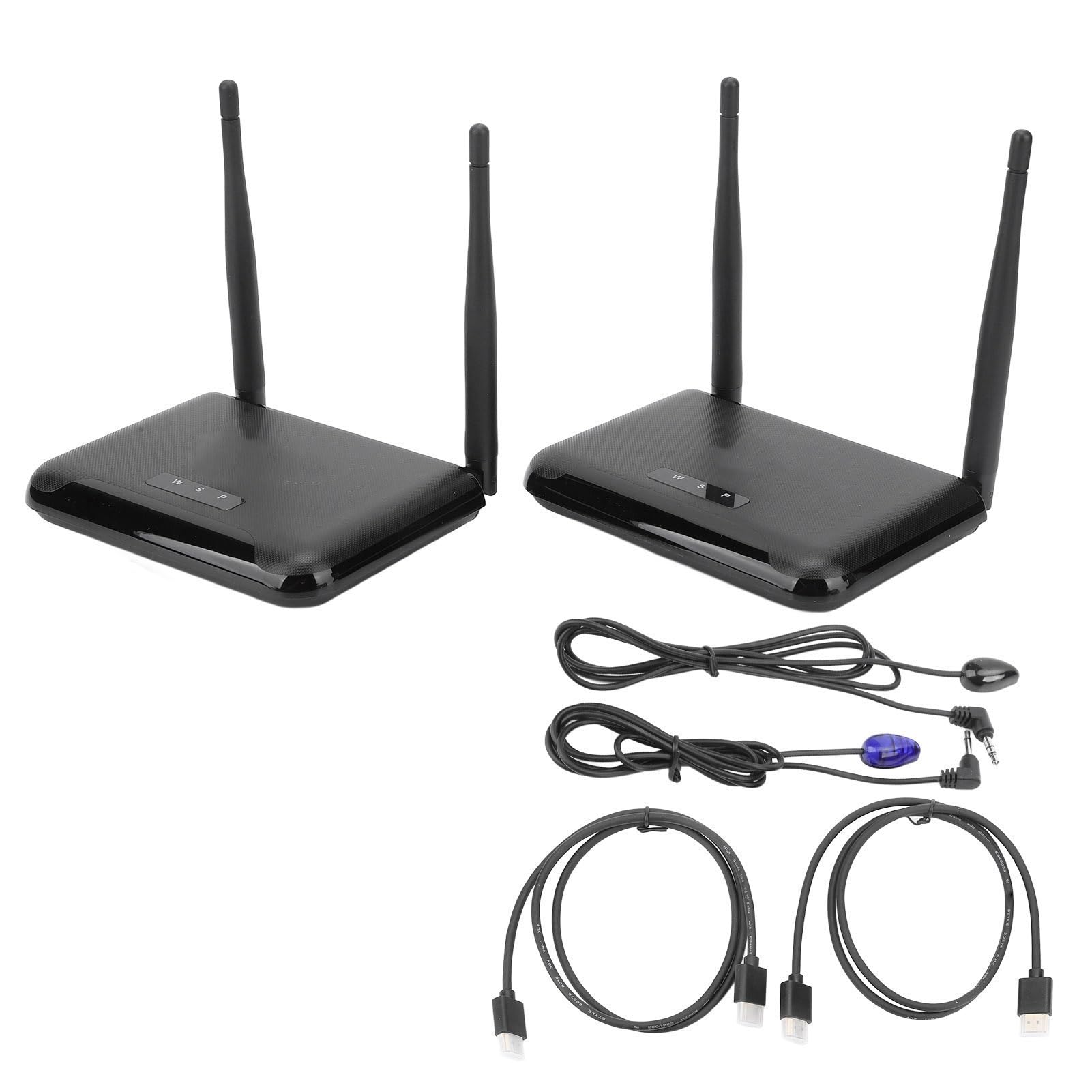 Émetteur et récepteur d'interface multimédia HD sans Fil avec portée de 150 mètres, résolution vidéo 3840 x 2160 30 Hz et 1920 x 1080 60 Hz, débit 150 Mbps, Sortie Boucle Locale,
