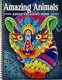 Amazing Animals: libro para colorear para adultos, diseño de mandala para aliviar el estrés | Spiraling FreedomTM