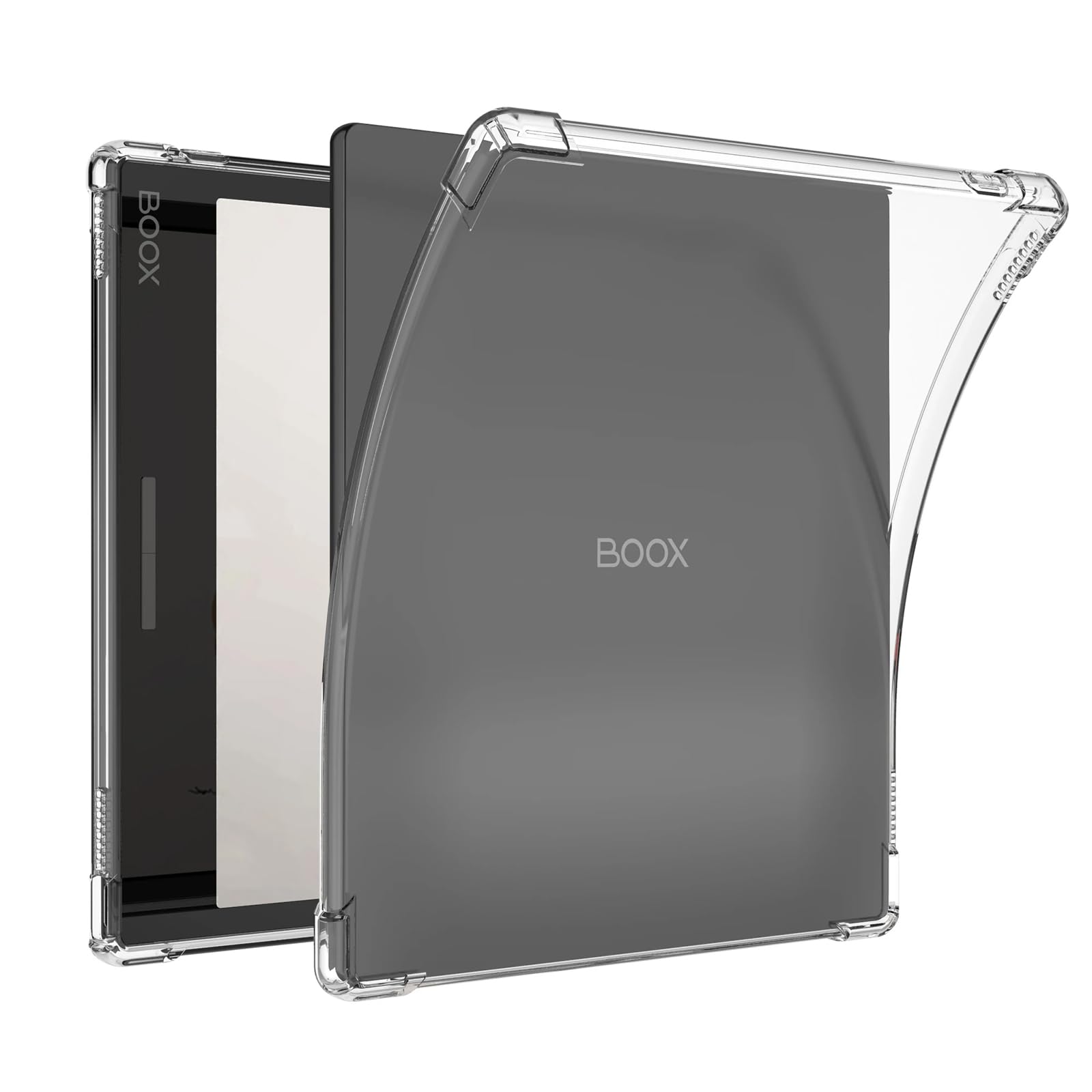 Case for BOOX Tablet Go Color 7 Gen II/Colo r 7 Gen 2/Tablet Go Color 7/Boox Leaf 2/Leaf 3/Leaf 3C Clear Case,Advanced Airbag Drop Protection Shockproof Anti Scratch Ultra Slim Soft TPU Silicone