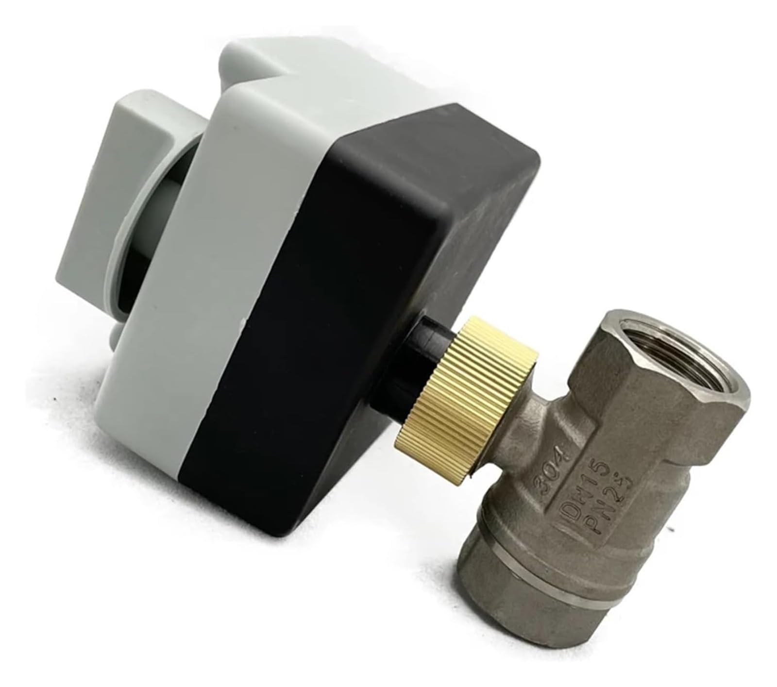 Valvola a sfera motorizzata in acciaio inox da 1/2" 3/4" 1" a tre fili a due punti di controllo elettrico con interruttore manuale (12 v24 V, 0,75 pollici)