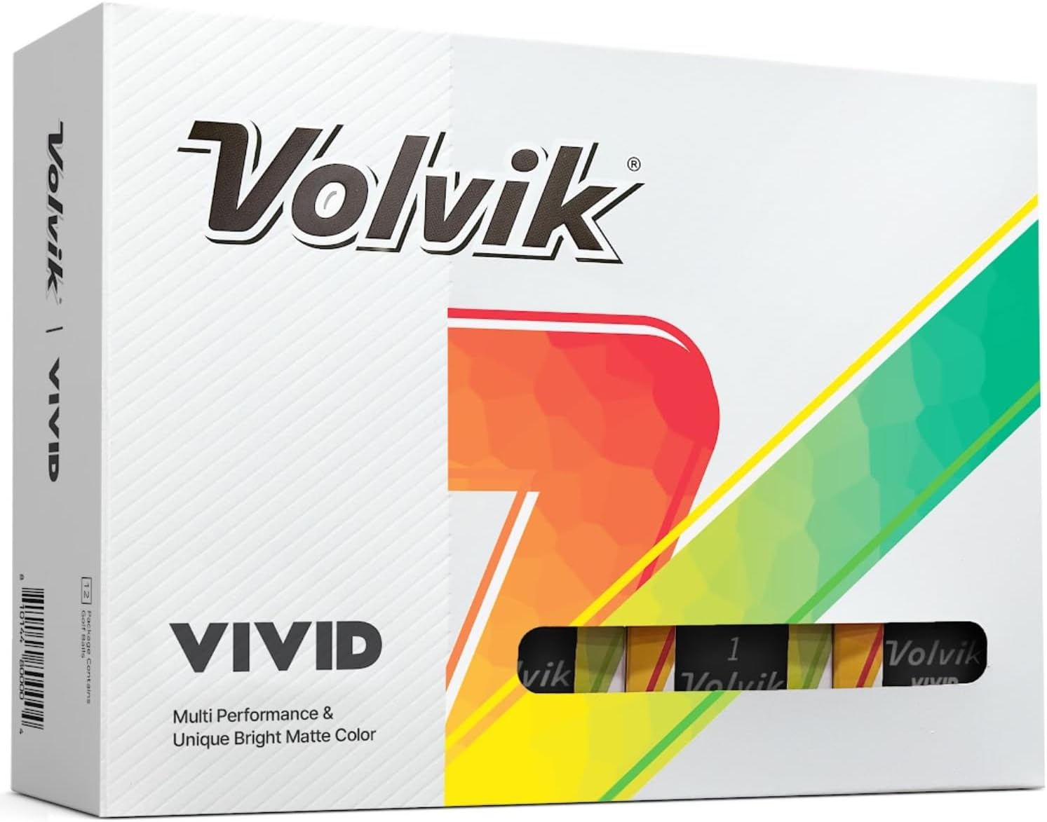 Volvik Vivid Matte Golf Balls (One Dozen)
