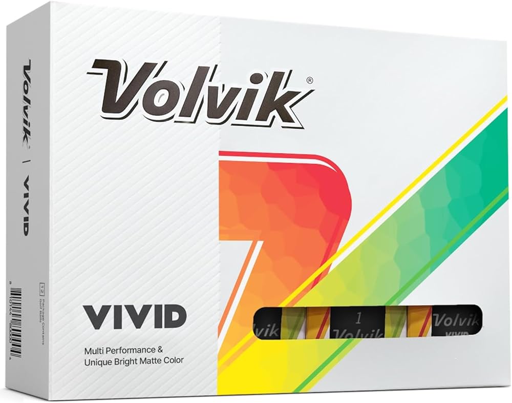 Amazon.co.jp: 2024年 ボルビック Volvik VIVID ビビッド ゴルフボール