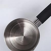 Vista 3 de Wonzonekfh Coffee Pot Stainless Steel Pouring Pot Candle Making Wax Melting Jug Pitcher Soap Tool Coffee Pot Milk Cup