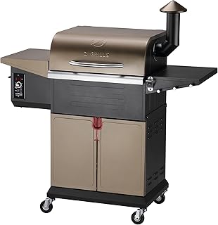 Z GRILLS Wood Pellet Grill Smoker with PID Controller, 8-in-1 Master Sear BBQ Grill, Auto Temperature Control, Huge Storag...