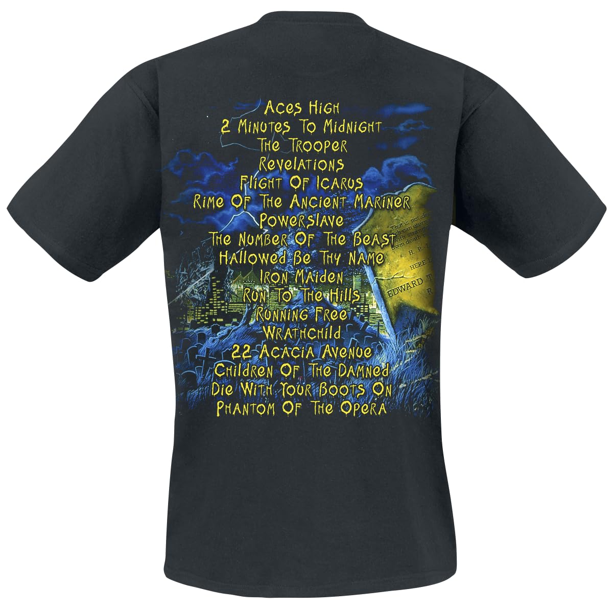 Iron Maiden Live After Death Männer T-Shirt schwarz Band-Merch, Bands