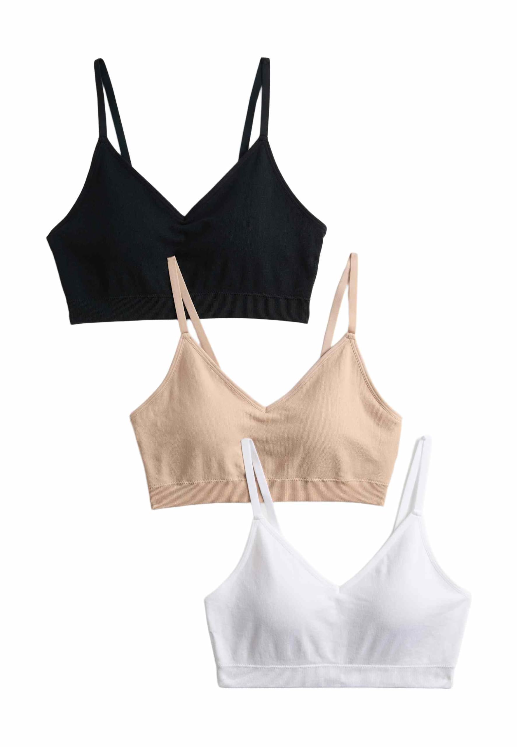 Marks & Spencer 3er-Pack Damen Nahtlose Leichte BHS ohne Bügel