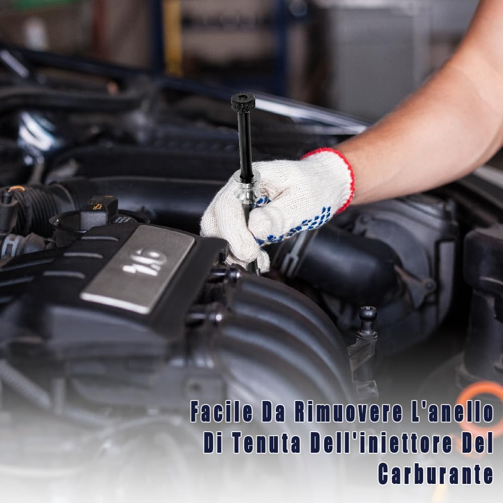 Estrattore rondelle iniettori Diesel, Estrattore di Tenuta per Iniettori Diesel, Strumento di Rimozione Dell'Estrattore di Guarnizioni Diesel, Estrattore per Anello di Tenuta Dell'Iniettore