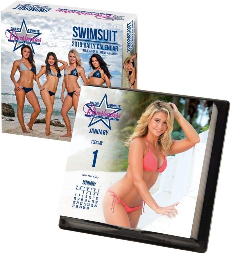 Turner Licensing 1 Dallas Cowboys Cheerleaders 2019 Box Desk Calendar (19998051472)