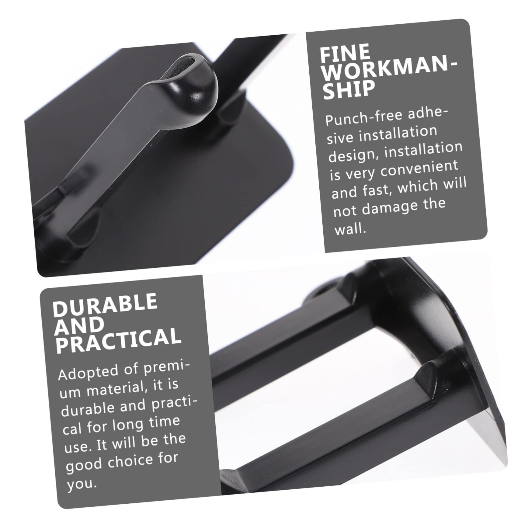 Cabilock 15 Piezas Colgador De Secador De Pelo Organizador De Pinzas Para El Cabello Organizador De Peinados Hombre Estante Para Secador De Pelo Abdominales Montado En La Pared